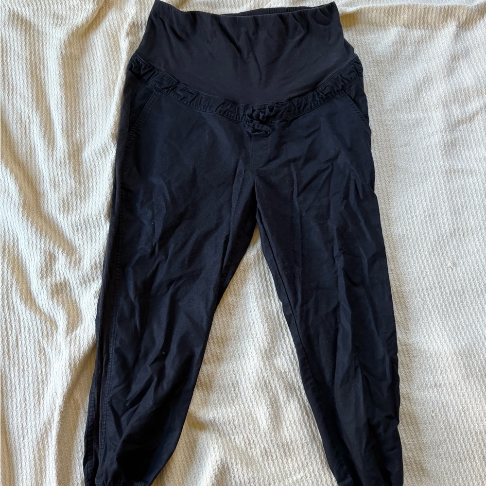 GAP Maternity Black Track Pants